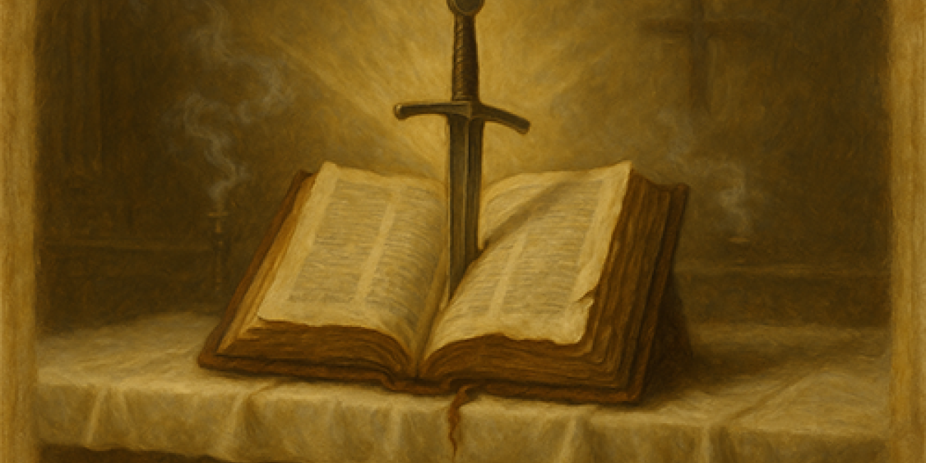 Księga przebita mieczem – znaczenie symbolu w sztuce i życiu Kościoła