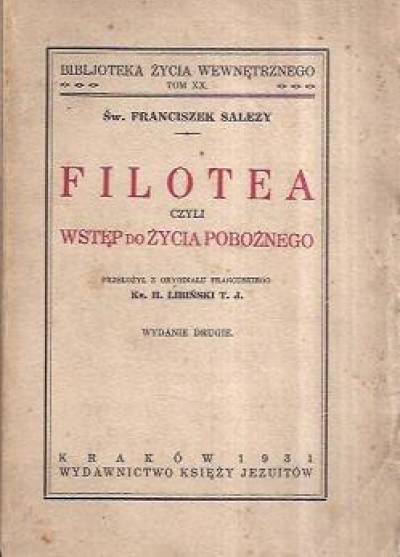 Filotea okladka