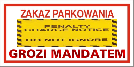 zakaz parkowania